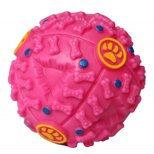 Pink Squeaky Dog Toy