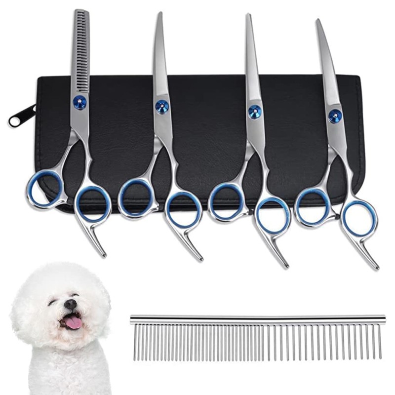 Dog Cat Grooming Scissors Kit